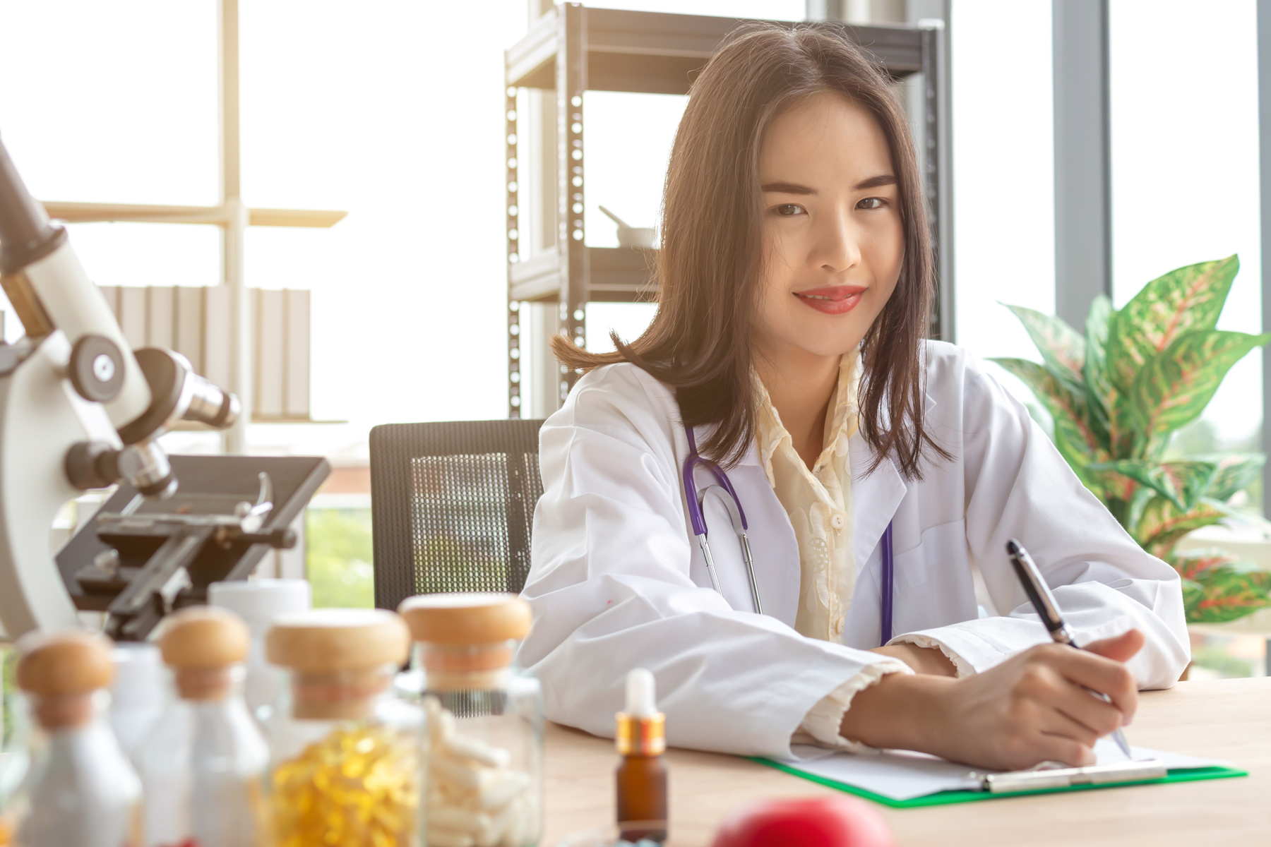 Portraits of Female Doctor